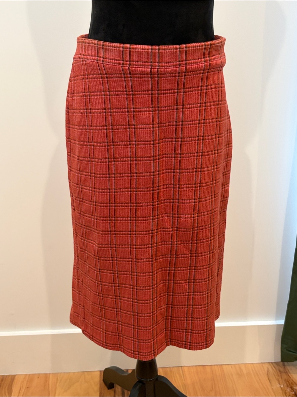 Diane Von Furstenberg Plaid Pencil Skirt